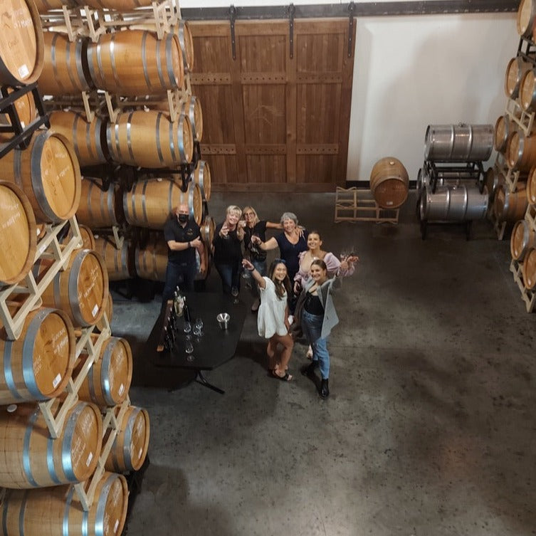 Barrel Room at Kelowna Winey on Tour